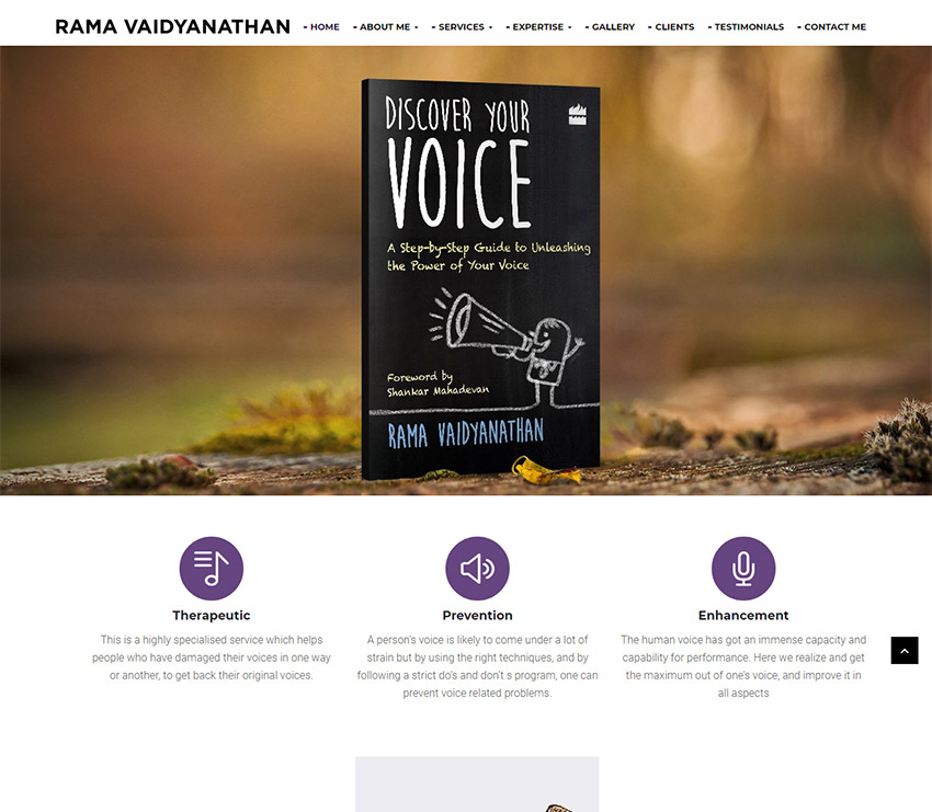 Voice Trainer (Rama Vaidyanathan)
